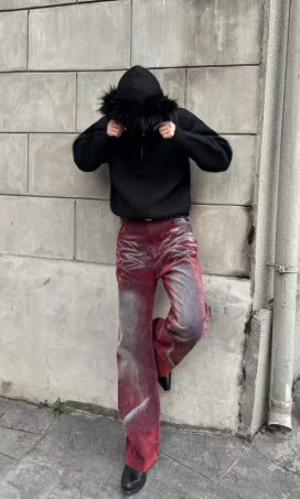 ๐ฅ Crimson Smoke Denim