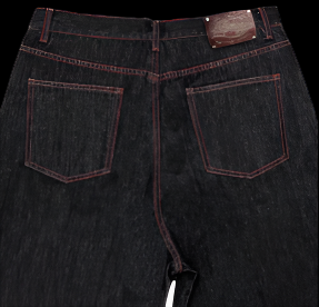 ⚫ "RYUK" WIDE-LEG DENIM