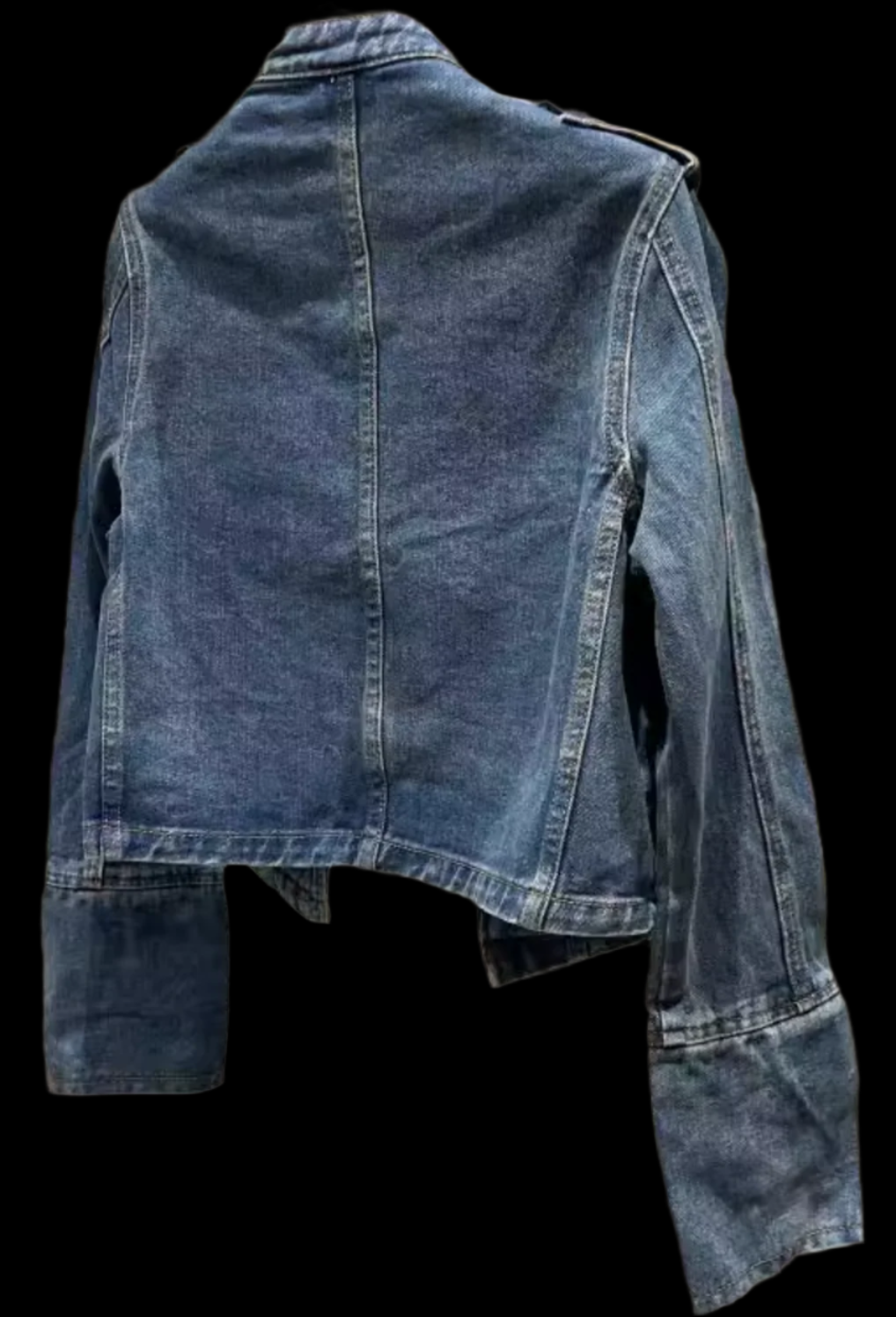🧿 "BattleAngel" Jacket – Blue Wash