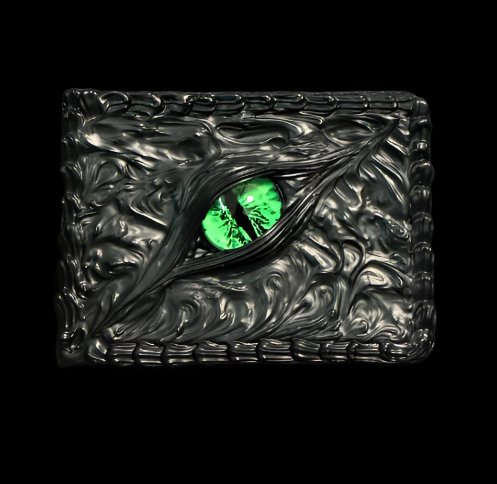 🟢 "WyrmGaze" Wallet – Green Eye
