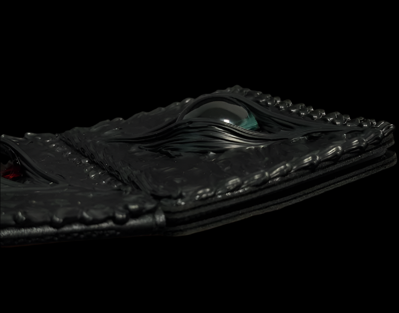 🔴 "WyrmGaze" Wallet – Red Eye