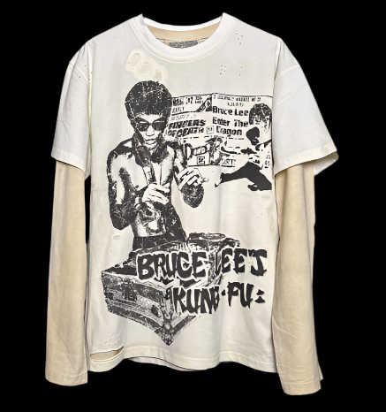 🥋 “VINYL FIST STYLE” TEE (Long Sleeve)
