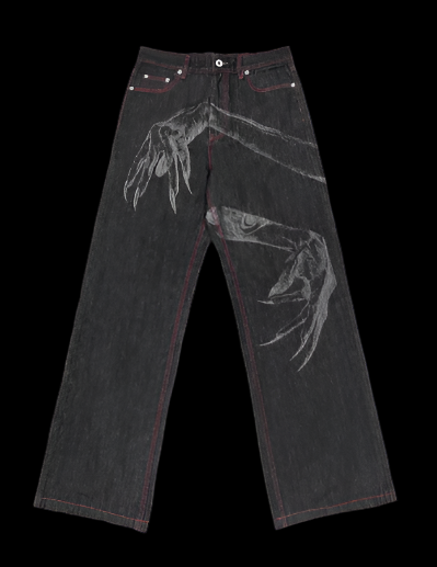 ⚫ "RYUK" WIDE-LEG DENIM