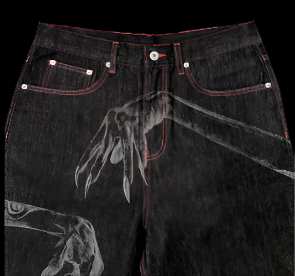 ⚫ "RYUK" WIDE-LEG DENIM