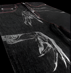 ⚫ "RYUK" WIDE-LEG DENIM
