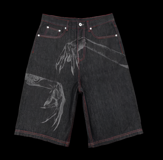 ⚫ "REACH" DENIM JORTS