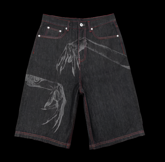 ⚫ "REACH" DENIM JORTS