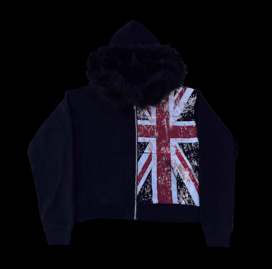 Union Jakk Fur Hood Zip Up