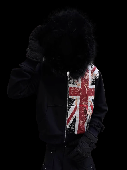 Union Jakk Fur Hood Zip Up